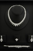 Zircon Set Necklace Wedding Henna Engagement Jewelry Set Models