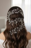 Crystal Stone Hair Accessories Models Wedding Henna Engagement Bride
