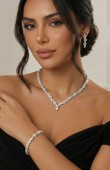 Zircon Set Necklace Wedding Henna Engagement Jewelry Set Models
