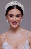 Bridal Crown Accessories Models Wedding Dress White Dress