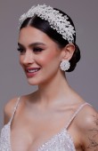 Bridal Crown Accessories Models Wedding Dress White Dress