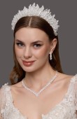 Zircon Stone Hair Accessory Models Wedding Henna Engagement Bridal