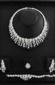 Zircon Set Necklace Wedding Henna Engagement Jewelry Set Models