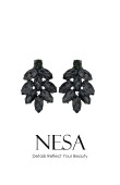 Crystal Stone Earrings Engagement Wedding Design Henna Stylish Earring Models