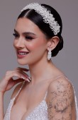 Zircon Stone Hair Accessories Models Hair Band Beaded Henna Wedding