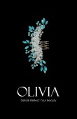 Crystal Stone Hair Accessories Models Wedding Engagement hair comb