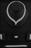 Zircon Set Necklace Wedding Henna Engagement Jewelry Set Models