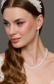 Zircon Set Necklace Wedding Henna Engagement Jewelry Set Models