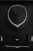 Zircon Set Necklace Wedding Henna Engagement Jewelry Set Models