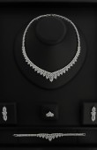 Zircon Set Necklace Wedding Henna Engagement Jewelry Set Models