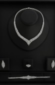 Zircon Set Necklace Wedding Henna Engagement Jewelry Set Models