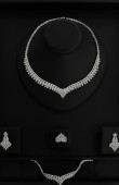 Zircon Set Necklace Wedding Henna Engagement Jewelry Set Models