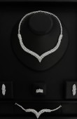 Zircon Set Necklace Wedding Henna Engagement Jewelry Set Models