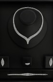 Zircon Set Necklace Wedding Henna Engagement Jewelry Set Models