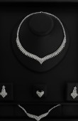 Zircon Set Necklace Wedding Henna Engagement Jewelry Set Models