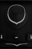 Zircon Set Necklace Wedding Henna Engagement Jewelry Set Models