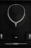 Zircon Set Necklace Wedding Henna Engagement Jewelry Set Models