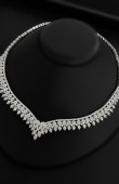 Zircon Set Necklace Wedding Henna Engagement Jewelry Set Models