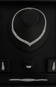 Zircon Set Necklace Wedding Henna Engagement Jewelry Set Models