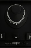 Zircon Set Necklace Wedding Henna Engagement Jewelry Set Models
