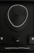 Zircon Set Necklace Wedding Henna Engagement Jewelry Set Models