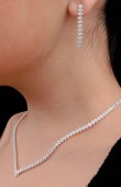 Zircon Set Necklace Wedding Henna Engagement Jewelry Set Models