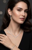 Zircon Set Necklace Wedding Henna Engagement Jewelry Set Models
