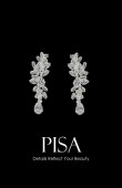 Zircon Stone Earrings Engagement Wedding Design Henna Stylish Earring Models