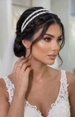 Zircon Stone Hair Accessories Models Wedding Henna Engagement Bride