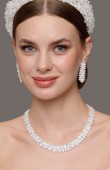 Set Necklace Wedding Henna Engagement Jewelry Set Models