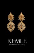 Zircon Stone Earrings Engagement Wedding Design Henna Stylish Earring Models