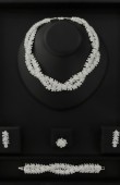 Zircon Set Necklace Wedding Henna Engagement Jewelry Set Models