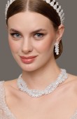 Zircon Set Necklace Wedding Henna Engagement Jewelry Set Models