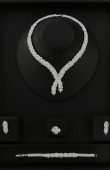 Zircon Set Necklace Wedding Henna Engagement Jewelry Set Models