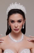 Zircon Stone Hair Accessories Models Design Wedding Henna Engagement Bride						