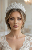 Zircon Stone Hair Accessories Models Design Wedding Henna Engagement Bride						