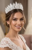 Bridal Crown Models Design Wedding Engagement