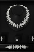 Zircon Set Necklace Wedding Henna Engagement Jewelry Set Models