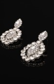 Crystal Stone Earrings Engagement Wedding Design Henna Stylish Earring Models