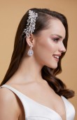 Zircon Stone Hair Accessories Models Wedding Engagement hair comb