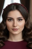 Bridal Crown Models Engagement Special Design Wedding Dress