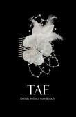 Crystal Stone Hair Accessories Models Wedding Engagement hair comb