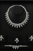 Zircon Set Necklace Wedding Henna Engagement Jewelry Set Models