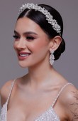 Zircon Stone Hair Accessories Models Wedding Henna Engagement Bride			