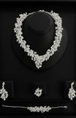 Zircon Set Necklace Wedding Henna Engagement Jewelry Set Models