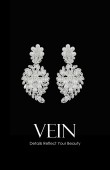 Zircon Stone Earrings Engagement Wedding Design Henna Stylish Earring Models