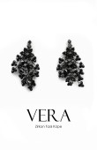 Zircon Crystal Beads Vera Earrings