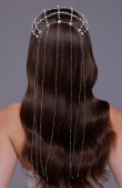 Zircon Stone Hair Accessories Models Wedding Henna Engagement Bride						