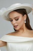 Wedding Cap Hat Wedding Bridal Accessory Engagement