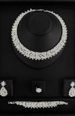 Zircon Set Necklace Wedding Henna Engagement Jewelry Set Models